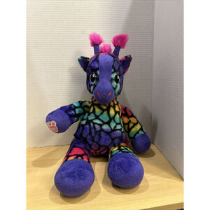 2016 Wild Style Build A Bear Lisa Frank Rainbow Giraffe 18" Colorful